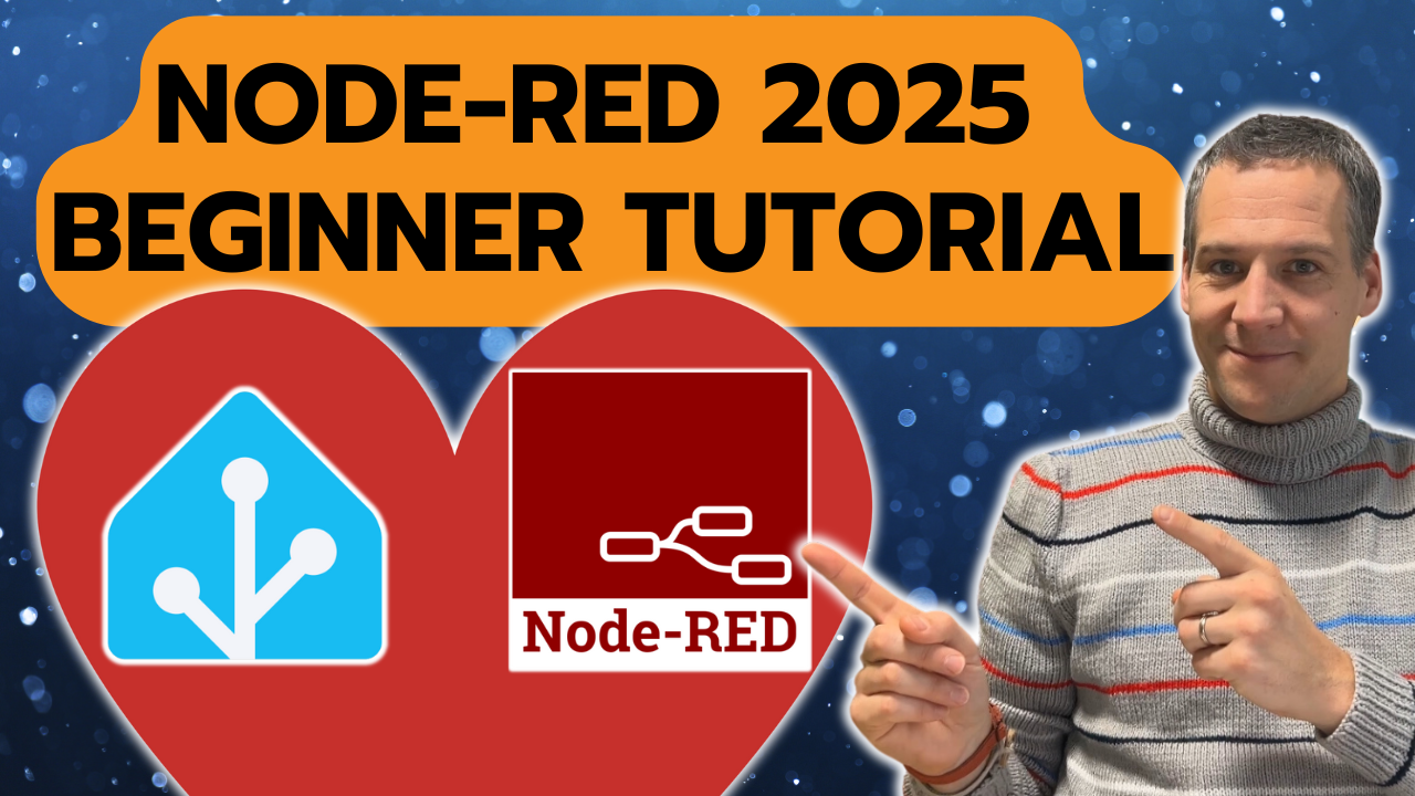 Node-RED 2025 Beginner Tutorial in Home Assistant